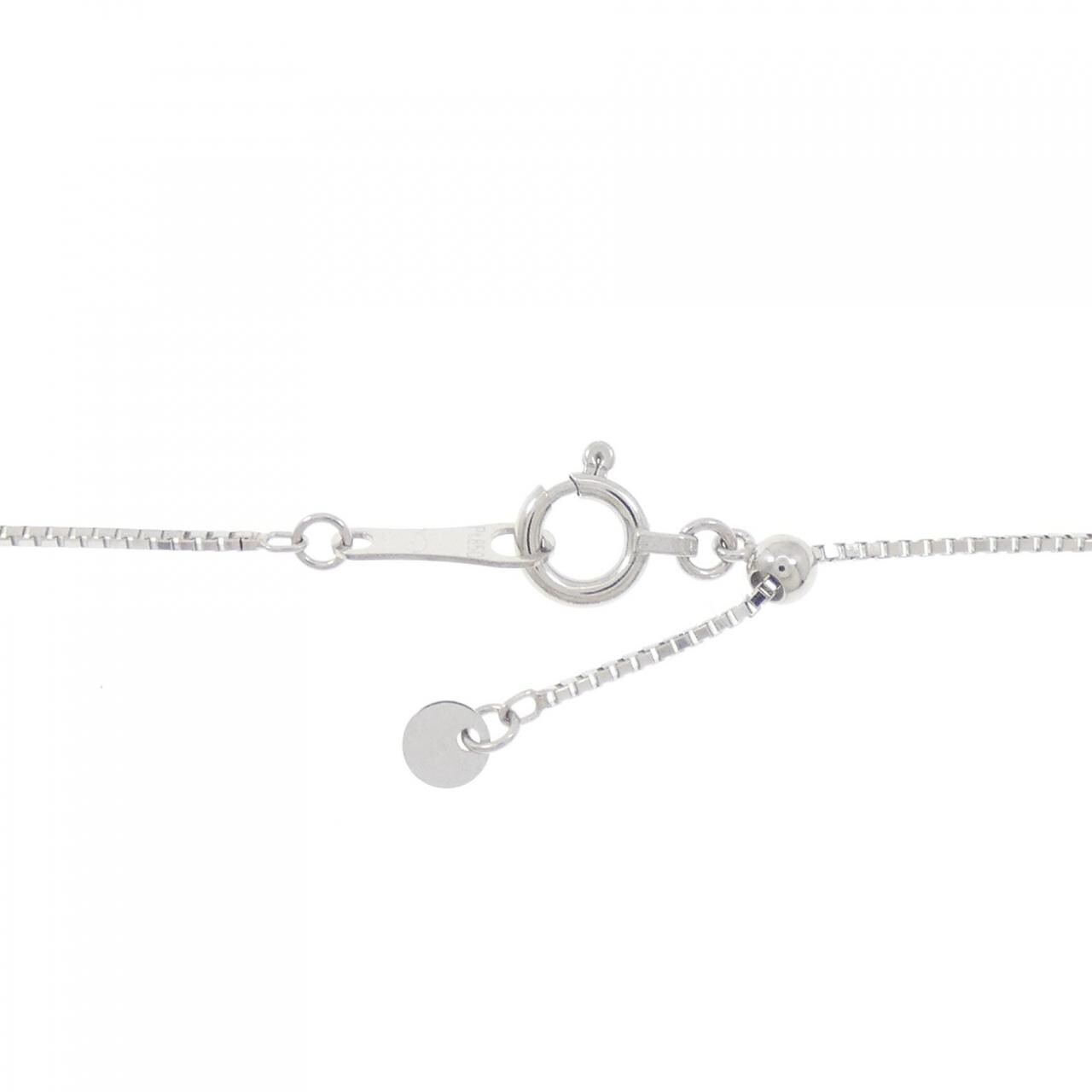 PT900/PT850 ソリティア ダイヤモンド ネックレス 0.41CT
