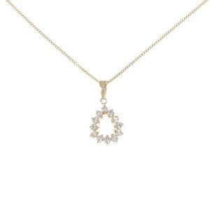 K18YG キュービック ネックレス