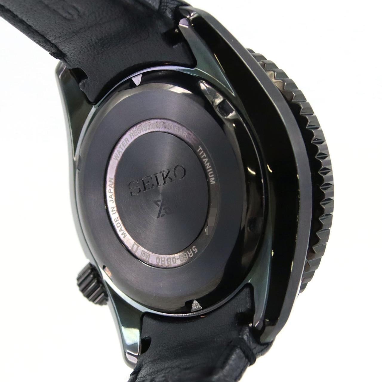 セイコー プロスペックス･スプリングドライブ GMT 5R66-0BR0/SBDB025 TI 自動巻