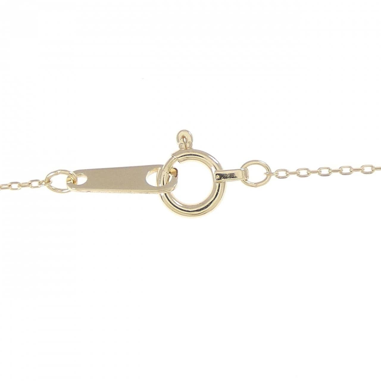 K10YG ダイヤモンド ネックレス 0.02CT