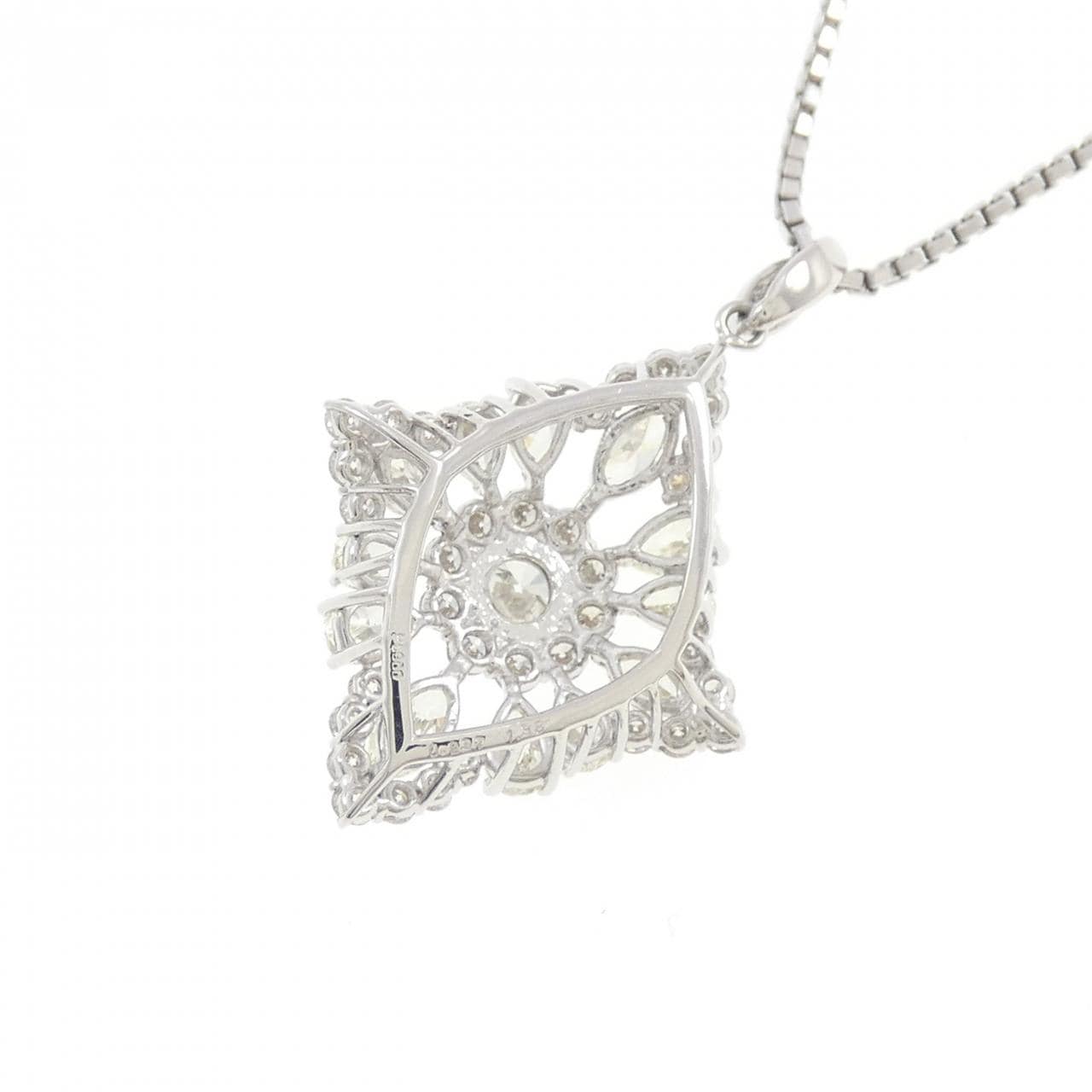 PT900/PT850 ダイヤモンド ネックレス 0.237CT