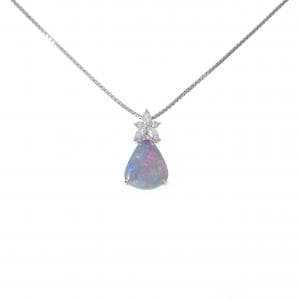 PT900/PT850 ブラックオパール ネックレス 2.14CT