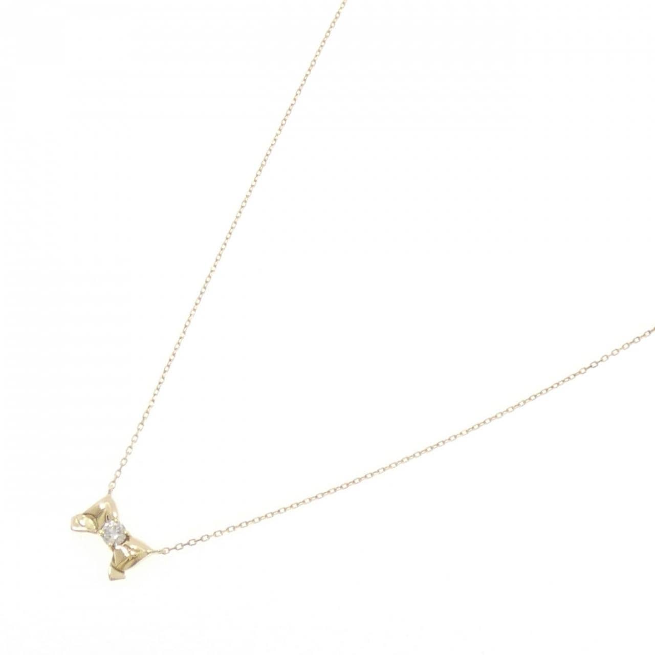 アーカー リボン ダイヤモンド ネックレス