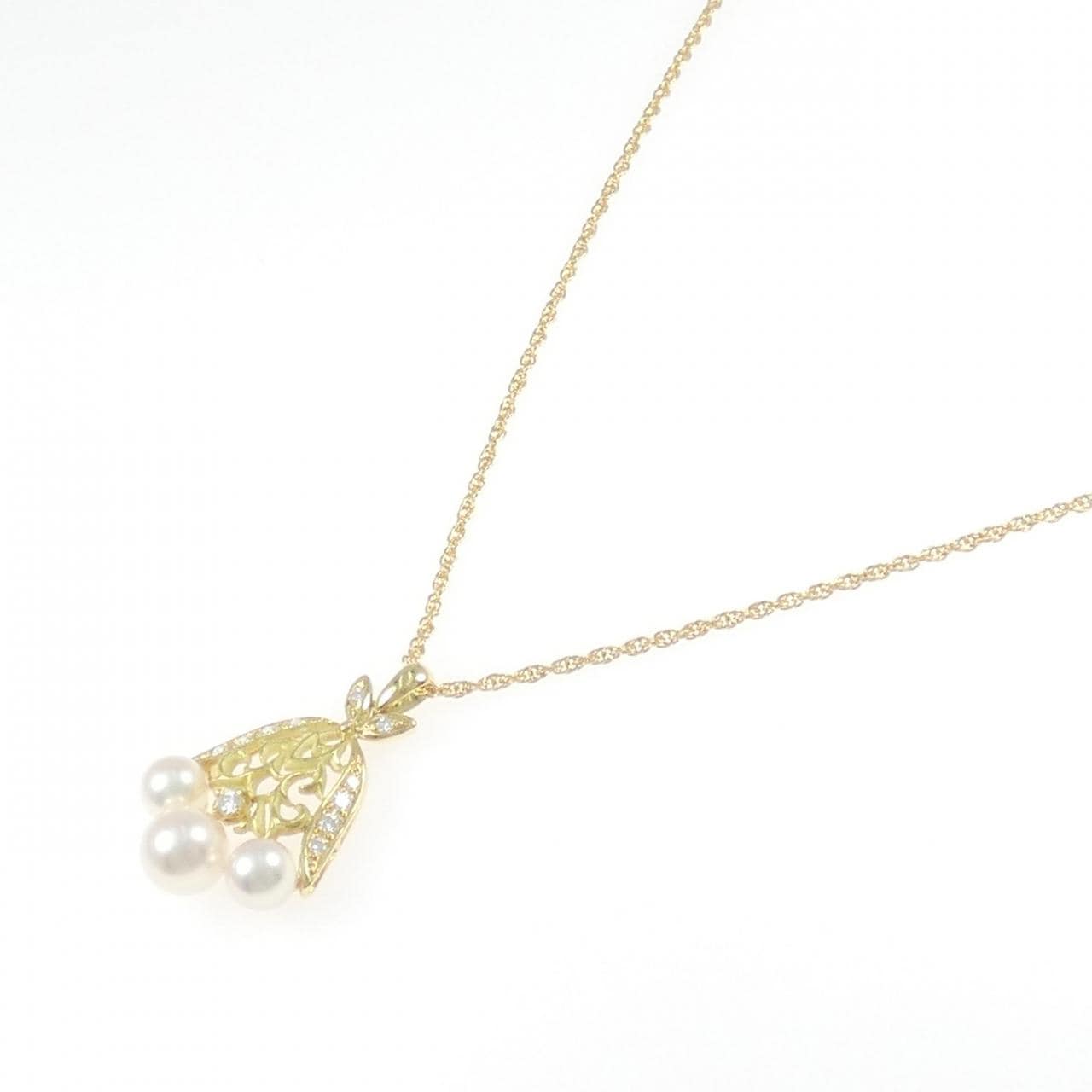 K18YG アコヤパール ネックレス