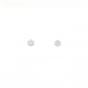 PT900 ソリティア ダイヤモンド ピアス 0.30CT