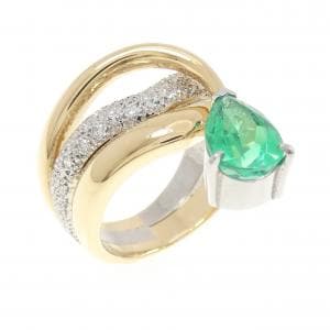 石川暢子 エメラルド リング 1.56CT