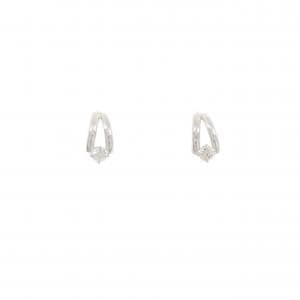 PT900 ダイヤモンド ピアス 0.10CT