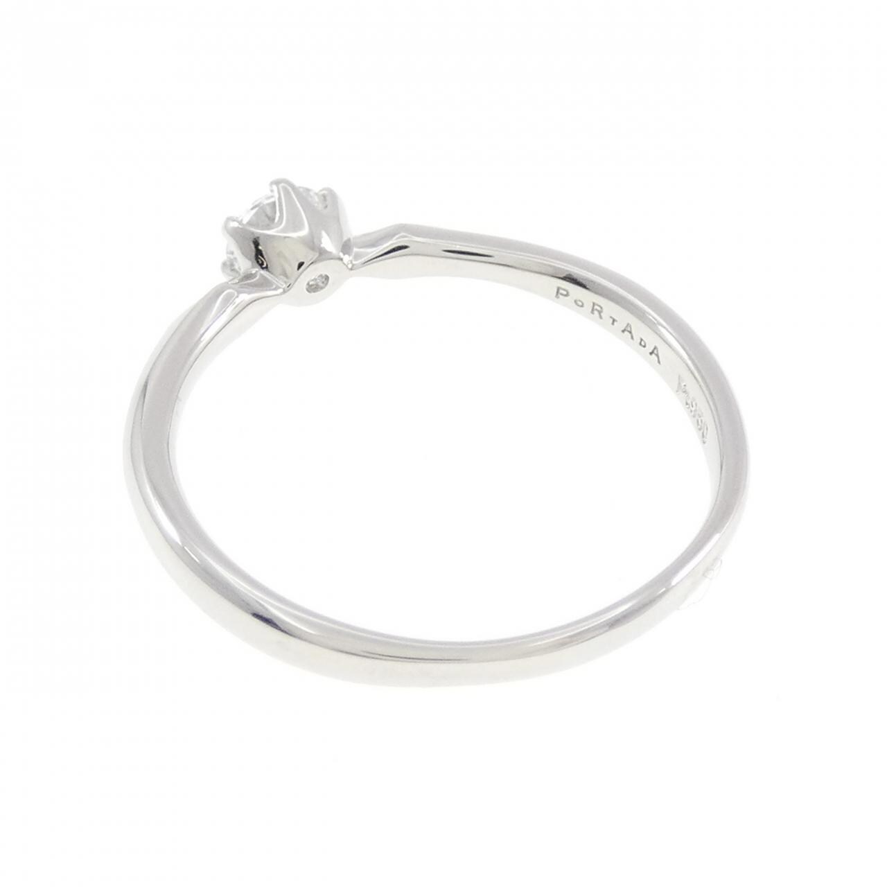 PT950 Diamond Ring 0.24CT D IF 3EXT