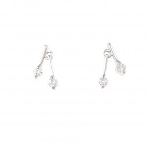 PT900 ダイヤモンド ピアス 0.14CT
