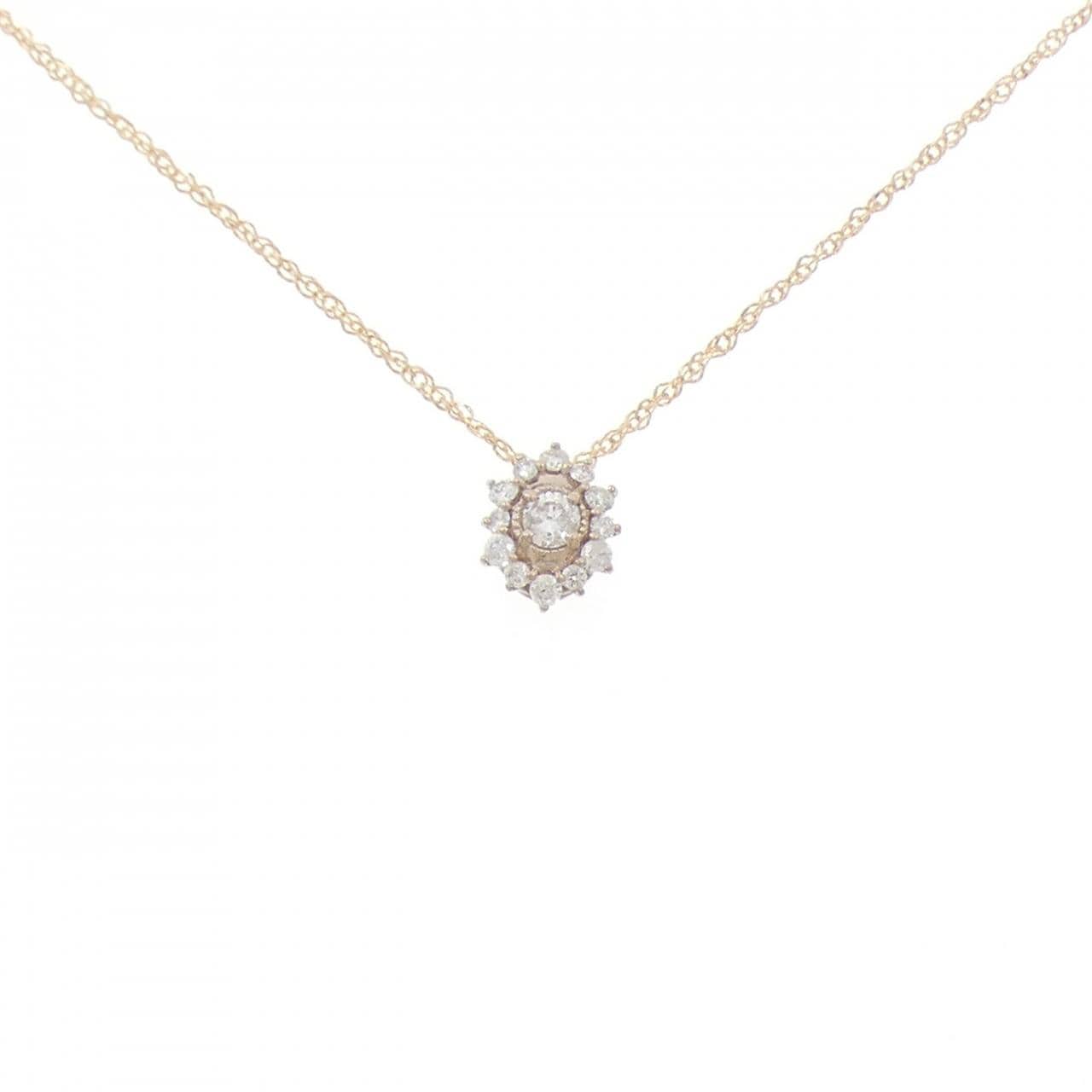 Agete钻石项链0.14CT