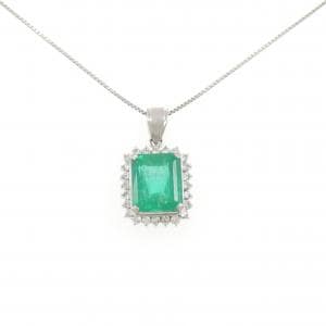 PT900/PT850 エメラルド ネックレス 10.58CT コロンビア産