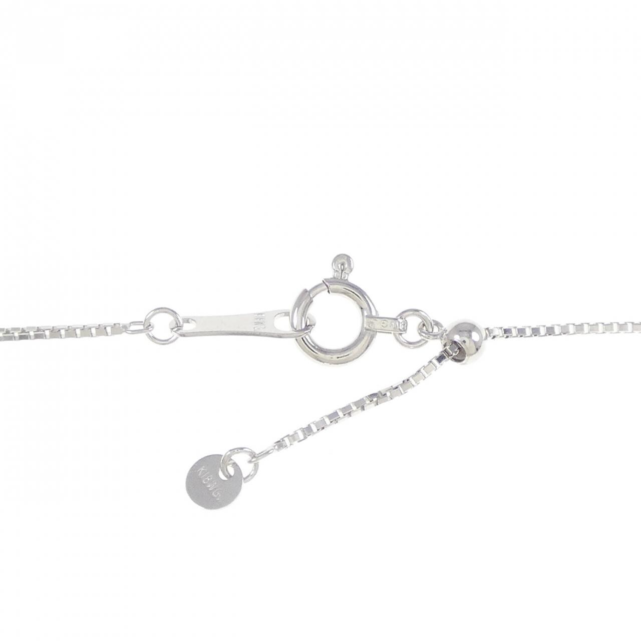 K18WG ダイヤモンド ネックレス 0.10CT