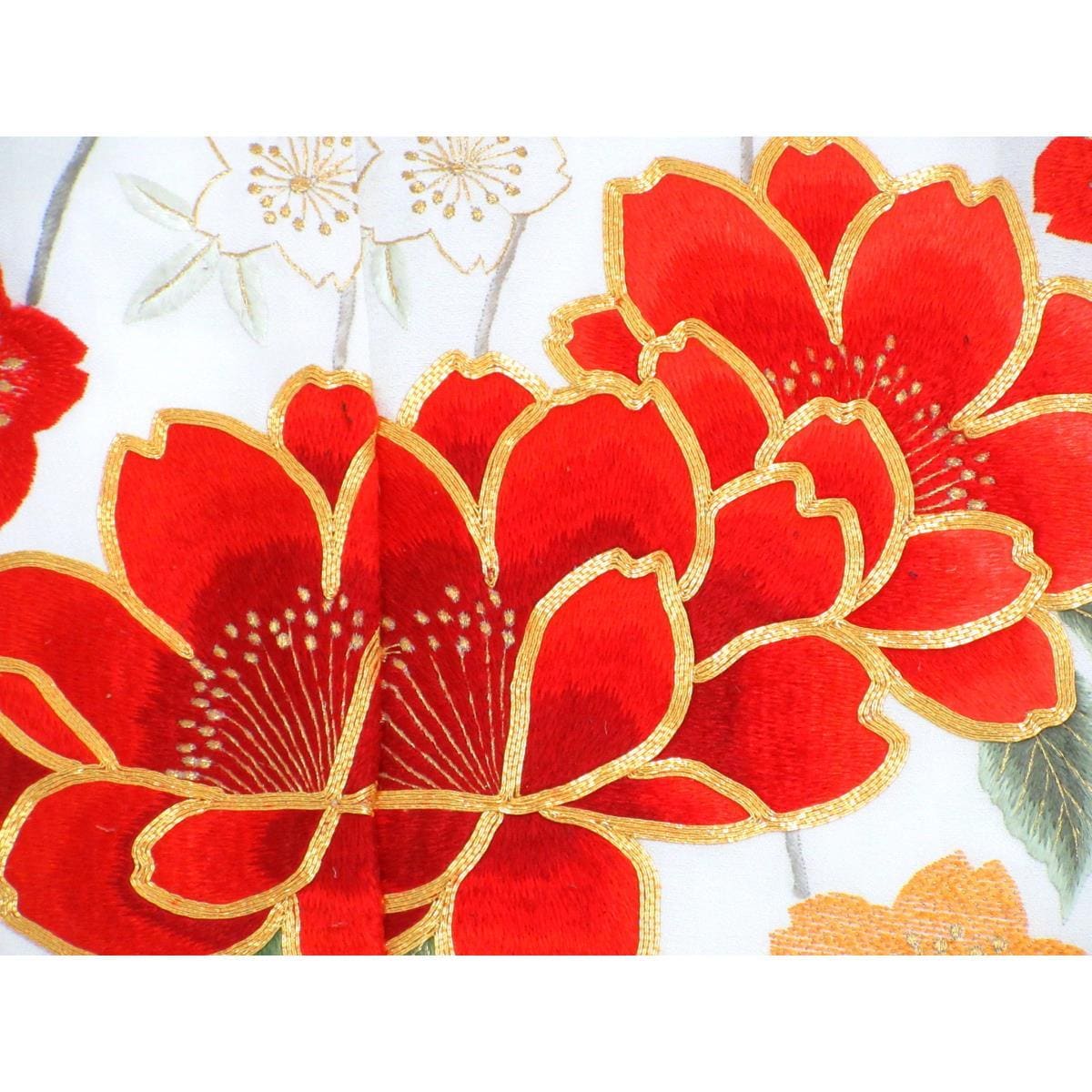 [BRAND NEW] Trimming Long-sleeved Kimono by Jiang Xueying, embroidered