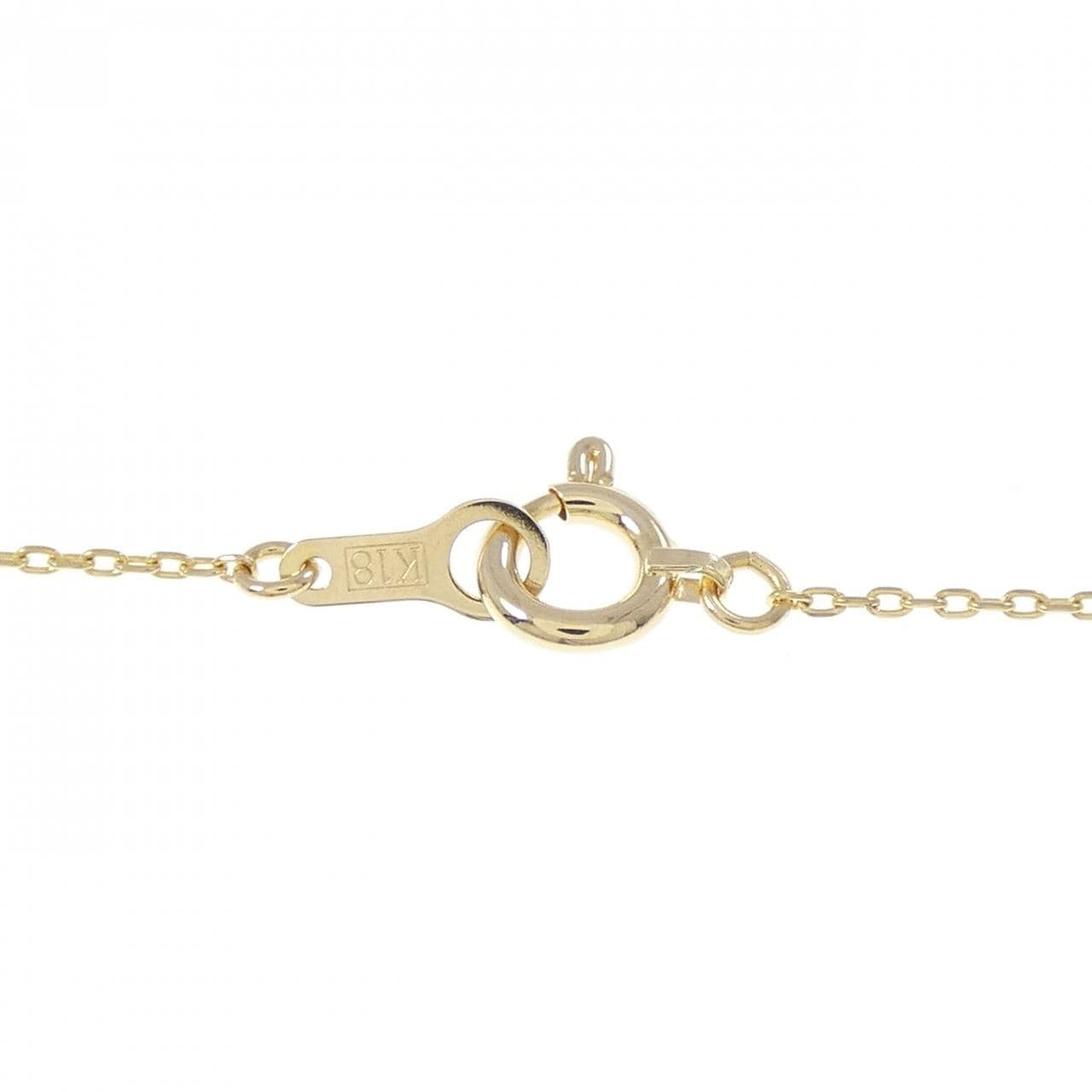 K18YG ダイヤモンド ネックレス 0.15CT