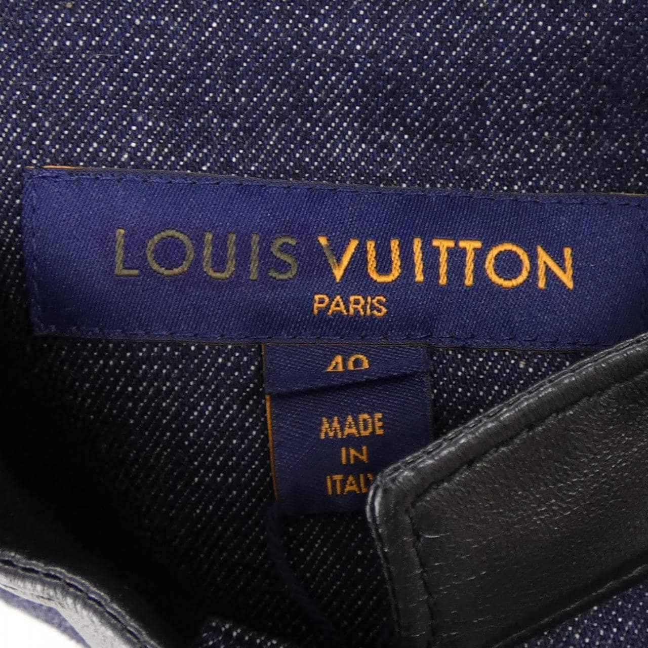 ルイヴィトン LOUIS VUITTON フロックド モノグラム FPJA35AAX デニムジャケット