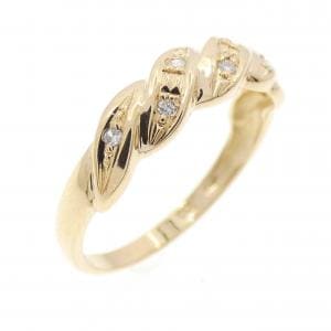K18YG ダイヤモンド リング 0.04CT