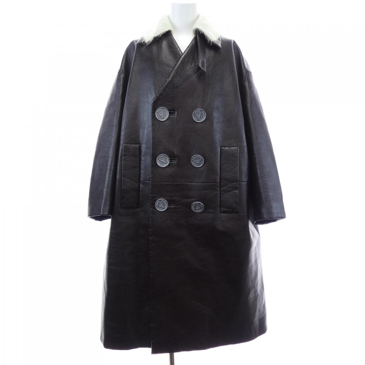 プラダ PRADA UPS553 1ZFE レザーコート