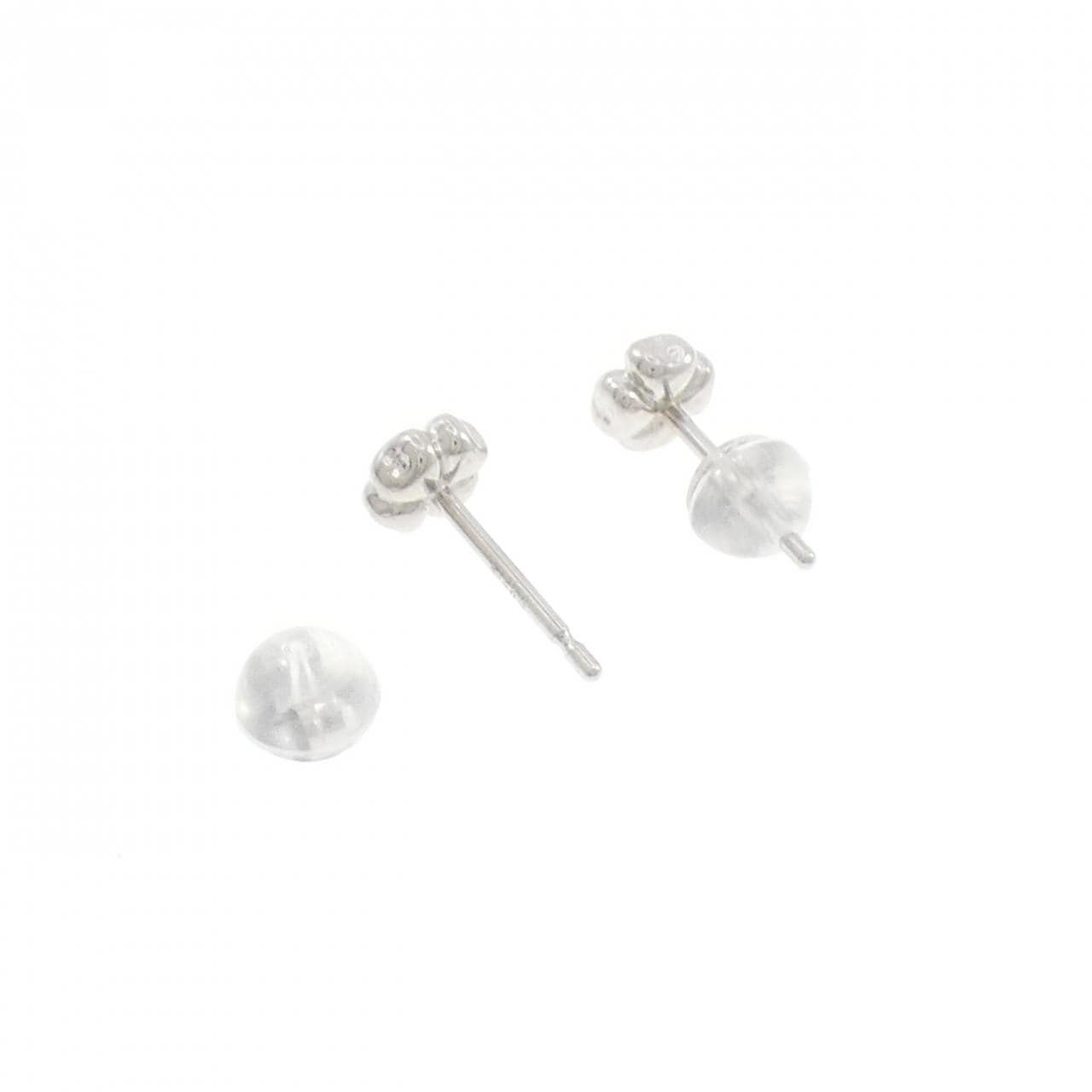 K14WG クローバー ピアス