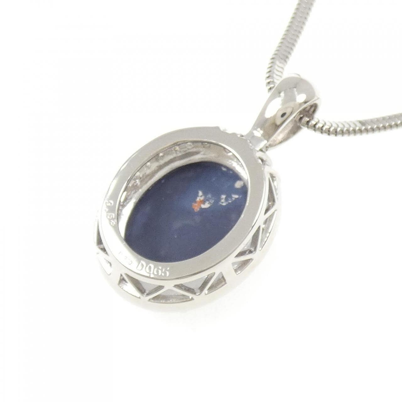 PT900/PT850 ブラックオパール ネックレス 9.53CT