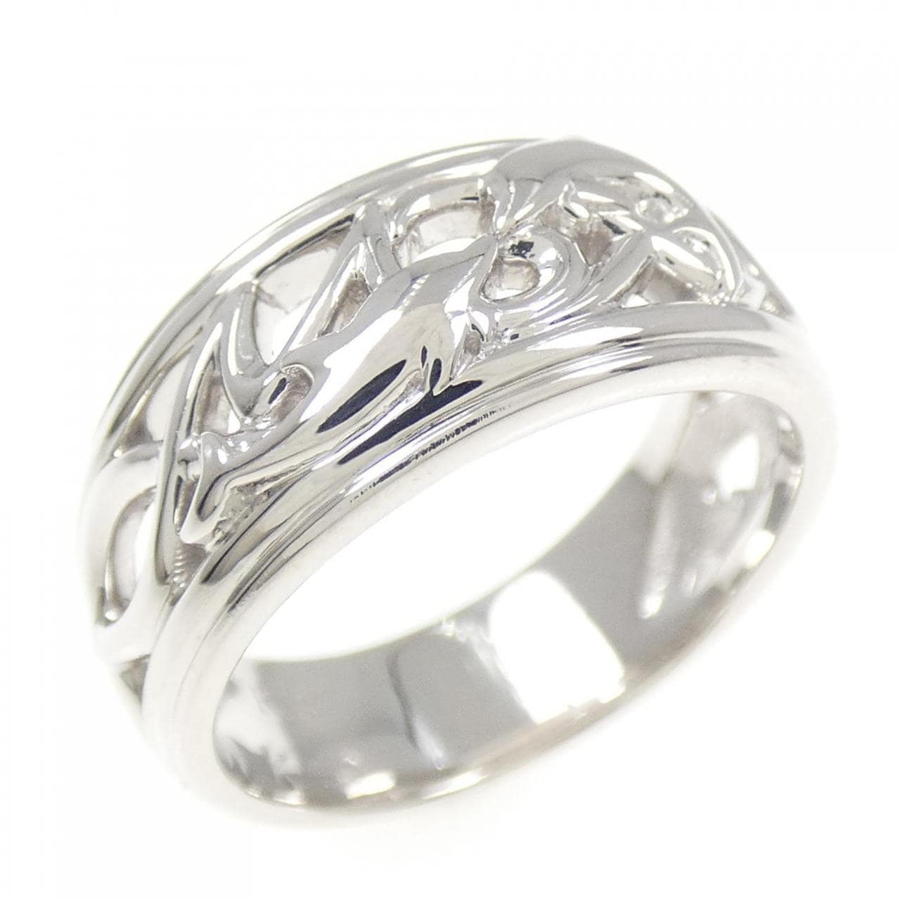 K18WG ドルフィン リング