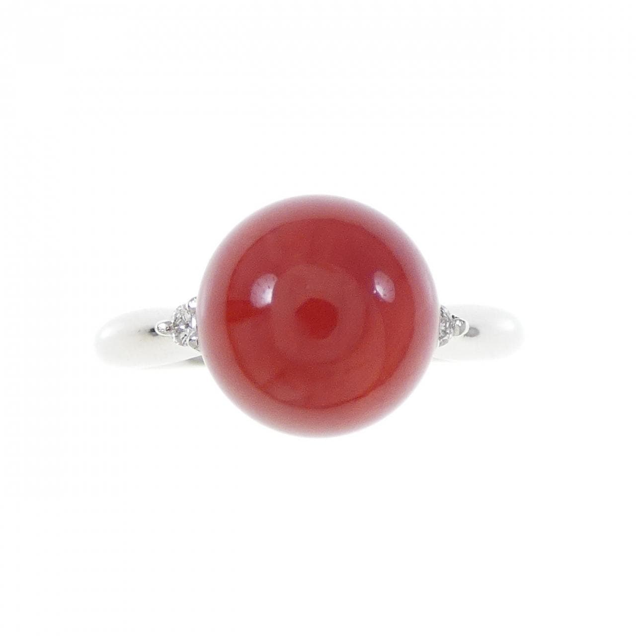 PT900 サンゴ リング 8.6mm