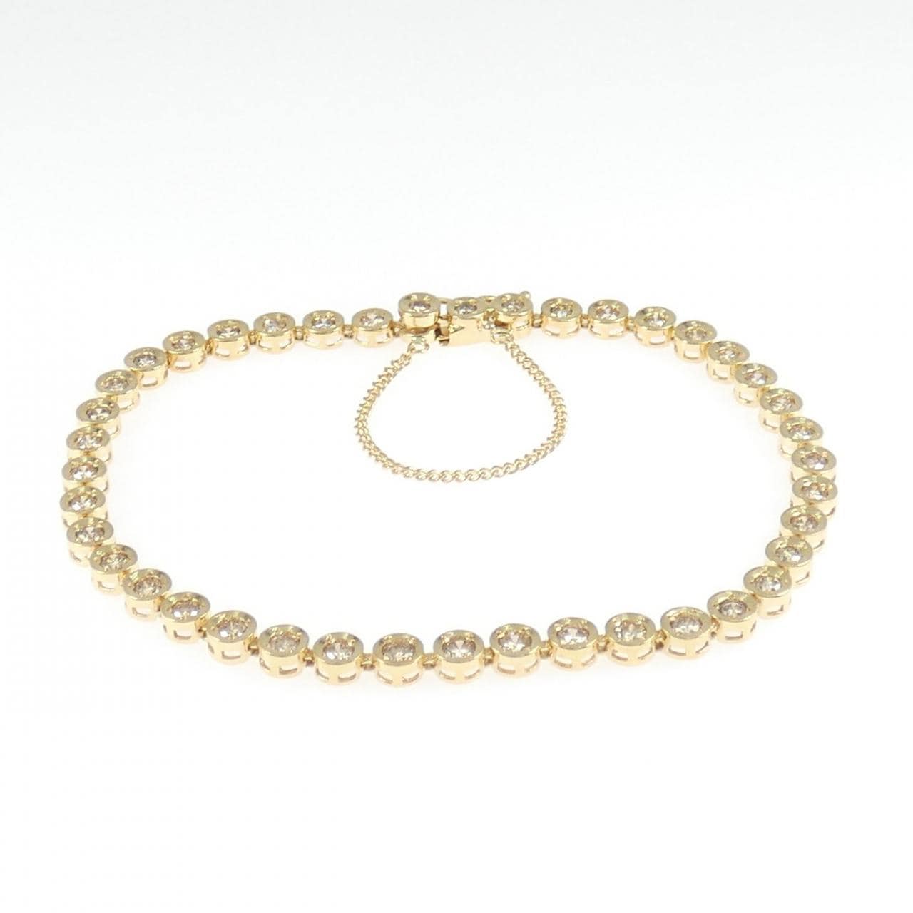 K18YG ダイヤモンド ブレスレット 2.00CT