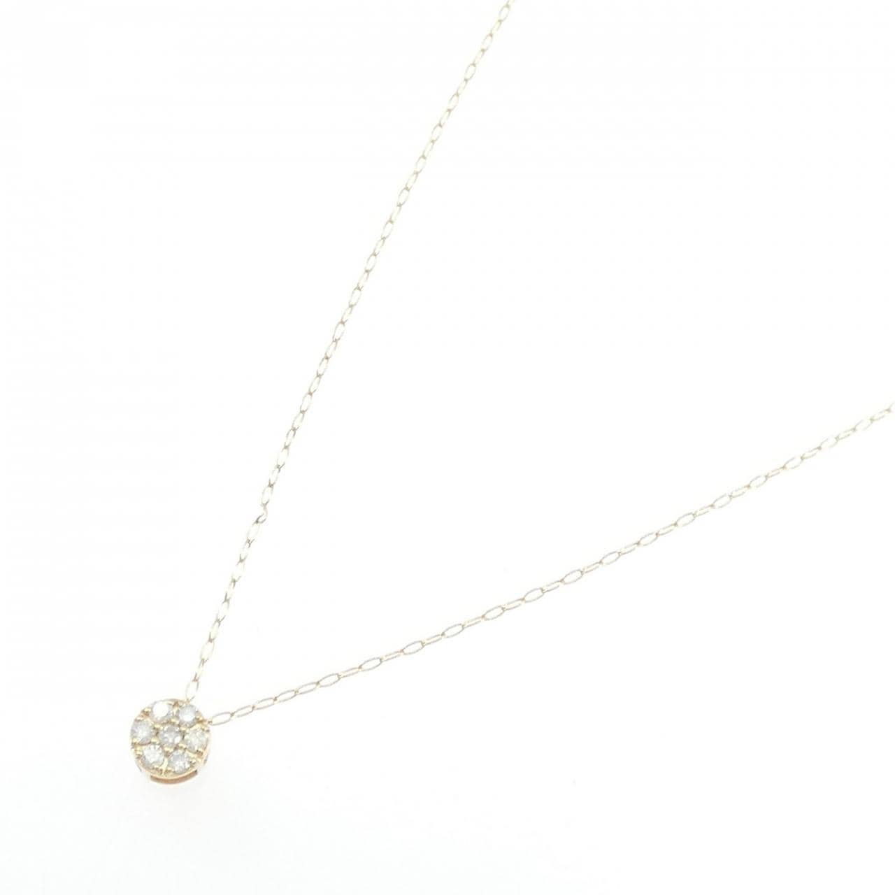 K10YG ダイヤモンド ネックレス 0.09CT