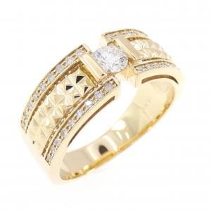 K18YG ダイヤモンド リング 0.40CT