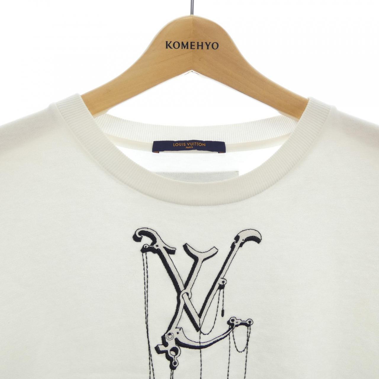 ルイヴィトン LOUIS VUITTON LVペンダント エンブロイダリー HIY12WJYH Tシャツ