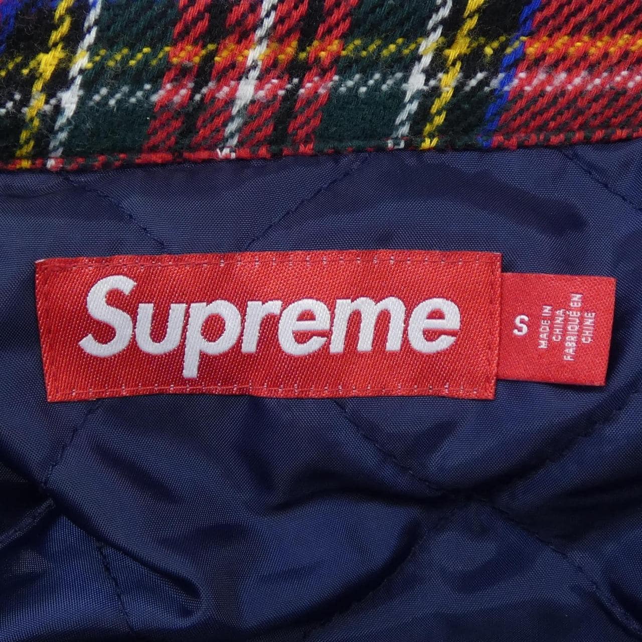シュプリーム SUPREME Tartan Flannel Hooded ジャケット