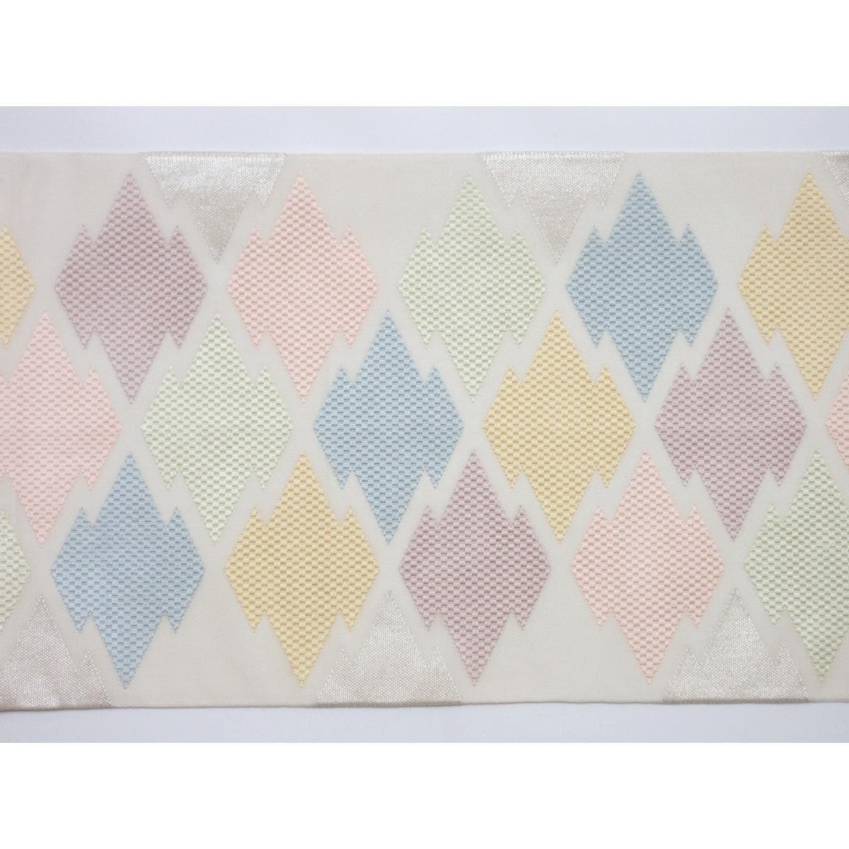 夏袋帯　唐織　本袋　全通柄