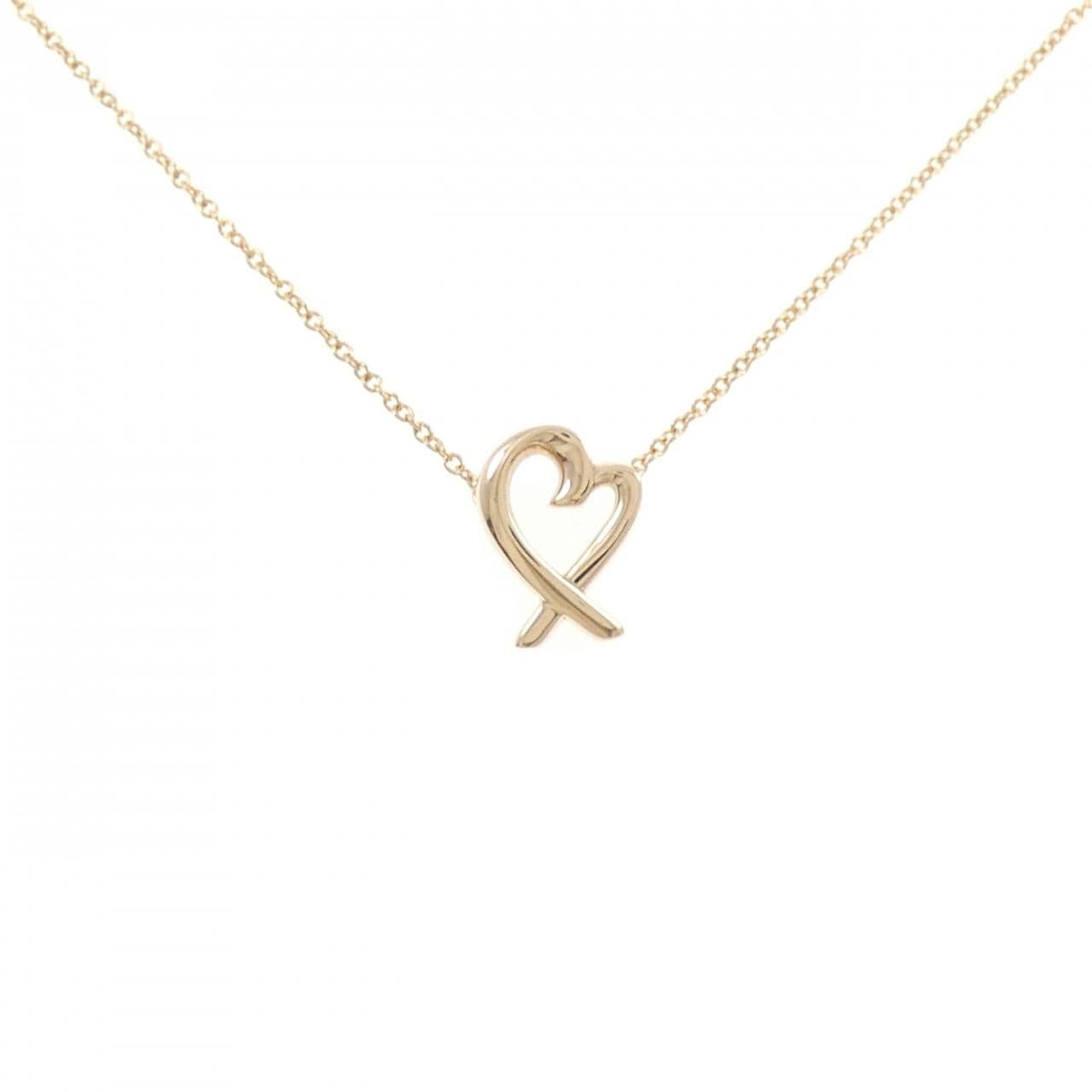 ティファニー ラビングハート ミニ ネックレス