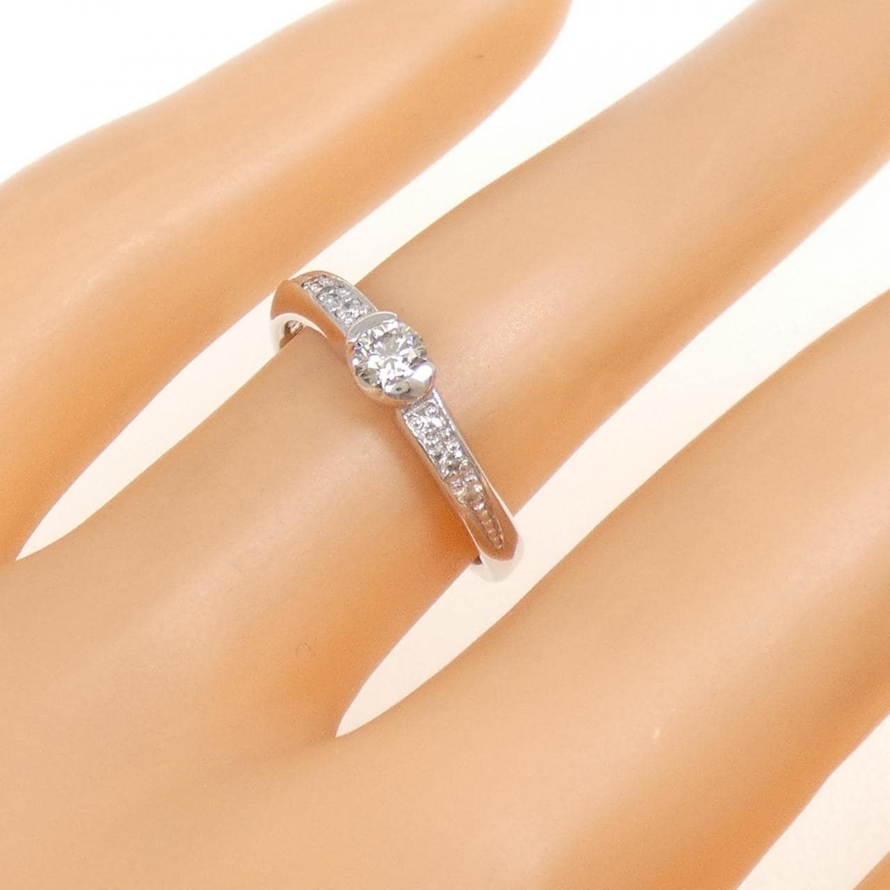 PT950 ダイヤモンド リング 0.20CT