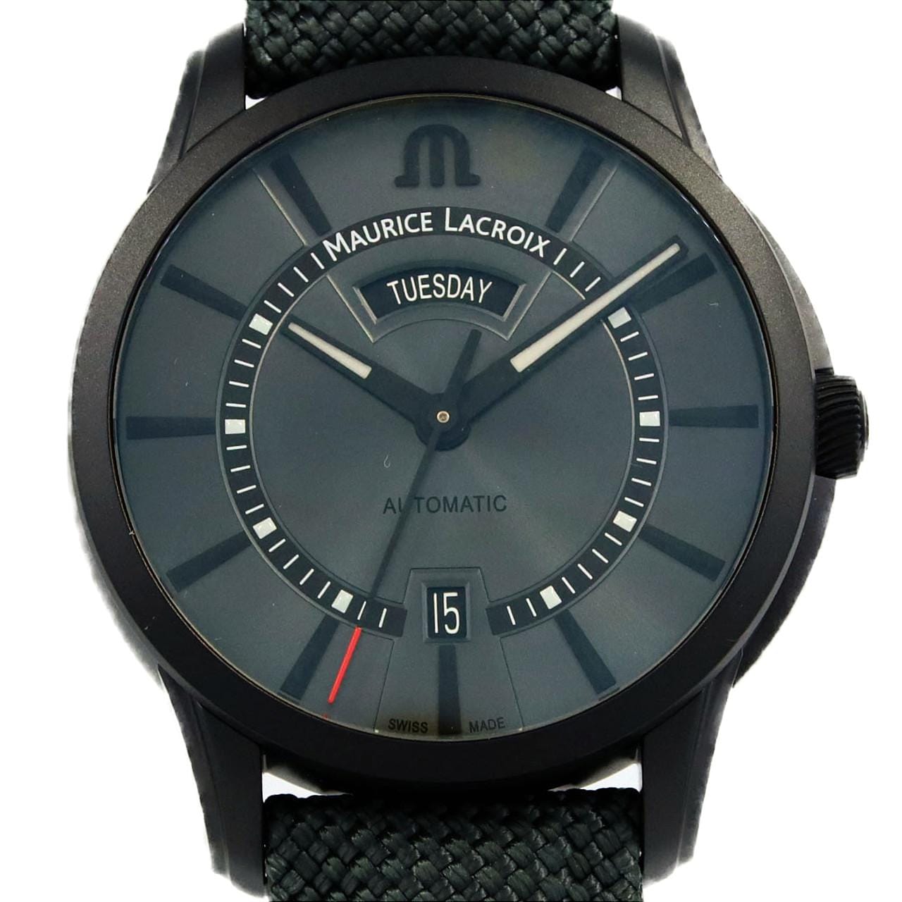 [BRAND NEW] Maurice Lacroix Pontos Day-Date LIMITED PT6358-DLB04-630-5 SS Automatic