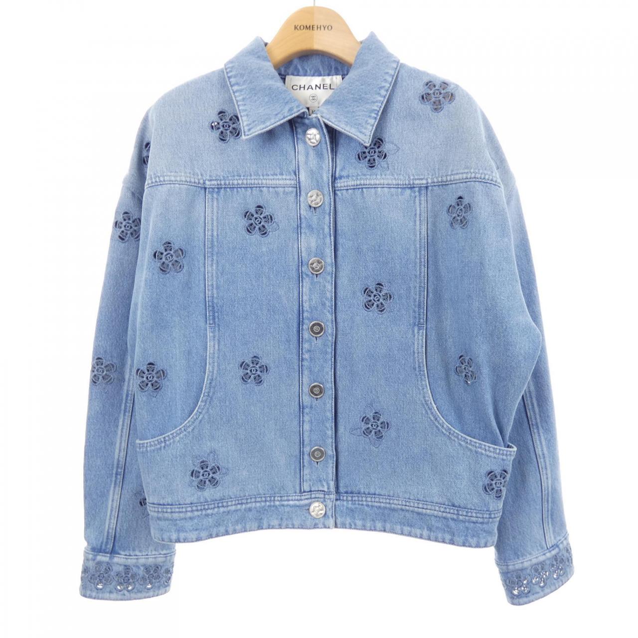 シャネル CHANEL LOOK25 P76751V68780 デニムジャケット