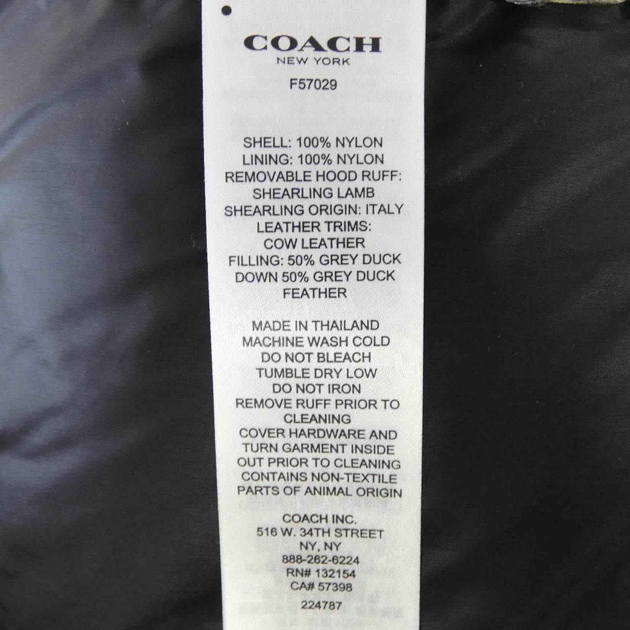 コーチ COACH ダウンブルゾン