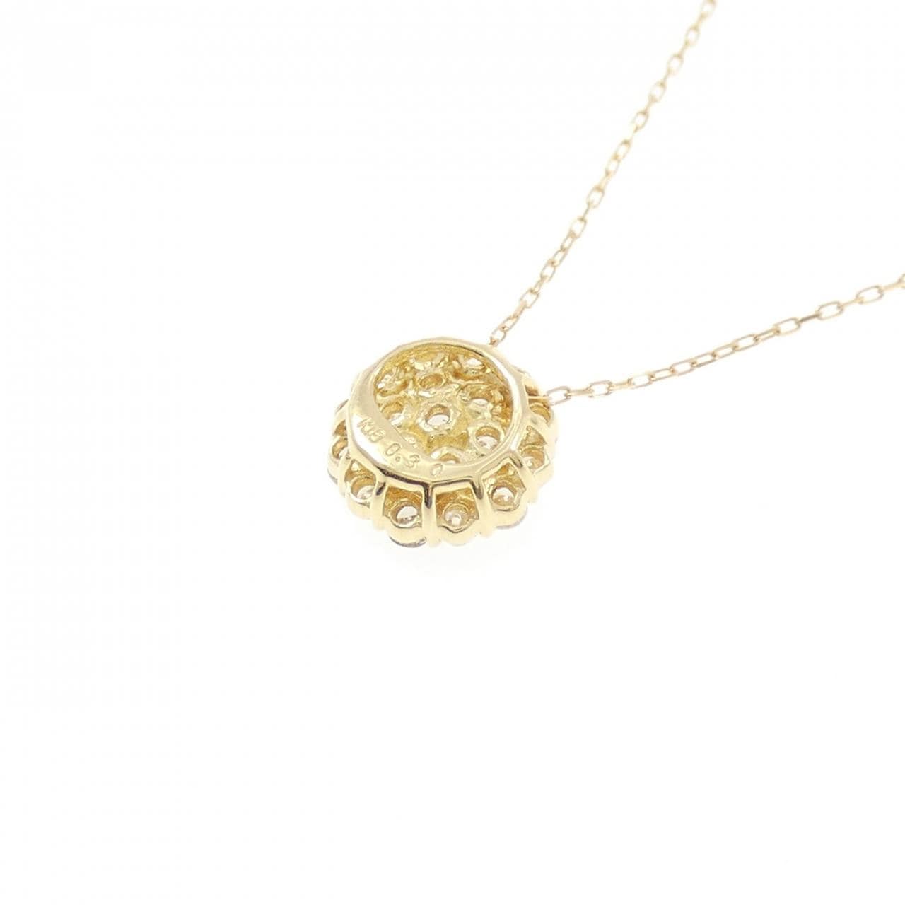 K18YG ダイヤモンド ネックレス 0.30CT