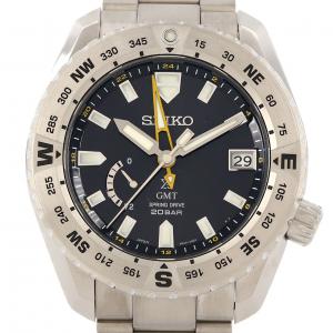 セイコー プロスペックス･スプリングドライブ GMT 5R66-0BM0/SBDB029 TI 自動巻