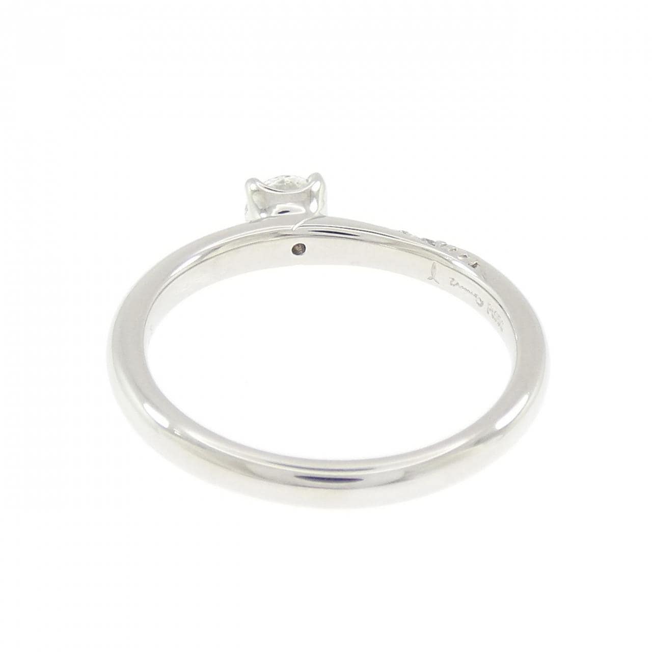 PT950 ダイヤモンド リング 0.23CT D IF 3EXT