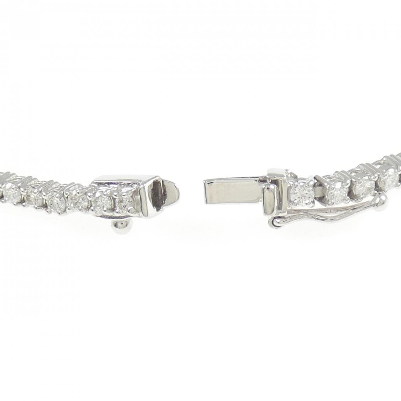 K18WG ダイヤモンド ブレスレット 2.00CT
