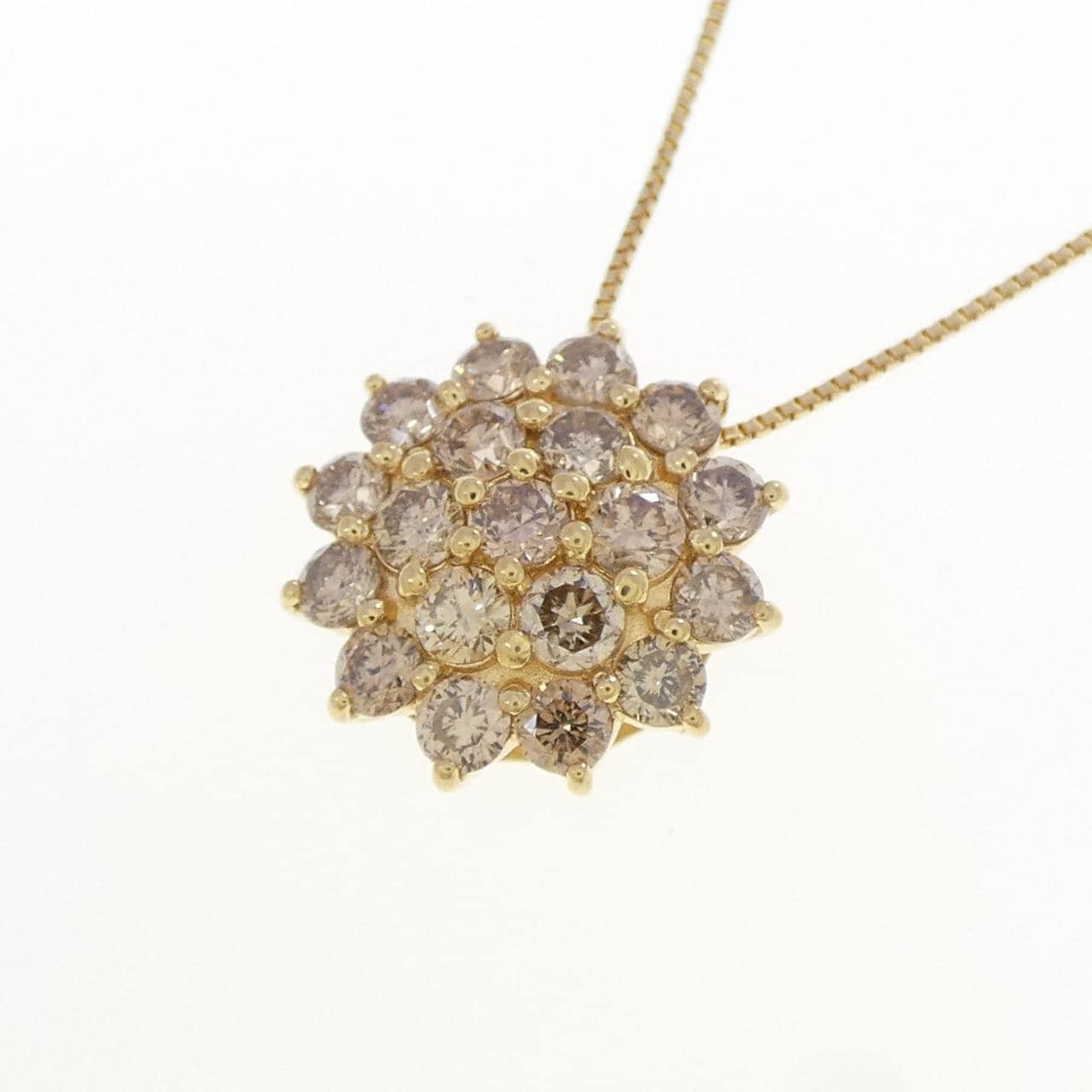K18YG ダイヤモンド ネックレス 1.00CT