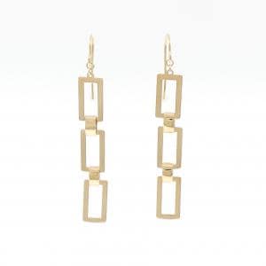 K18YG earrings