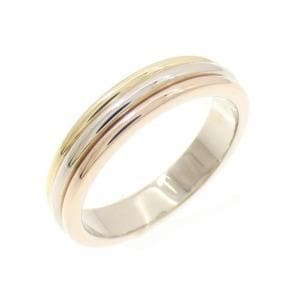 カルティエ スリーゴールドウェディング リング