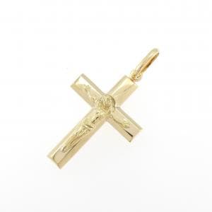 【新品】K18YG クロス ペンダント