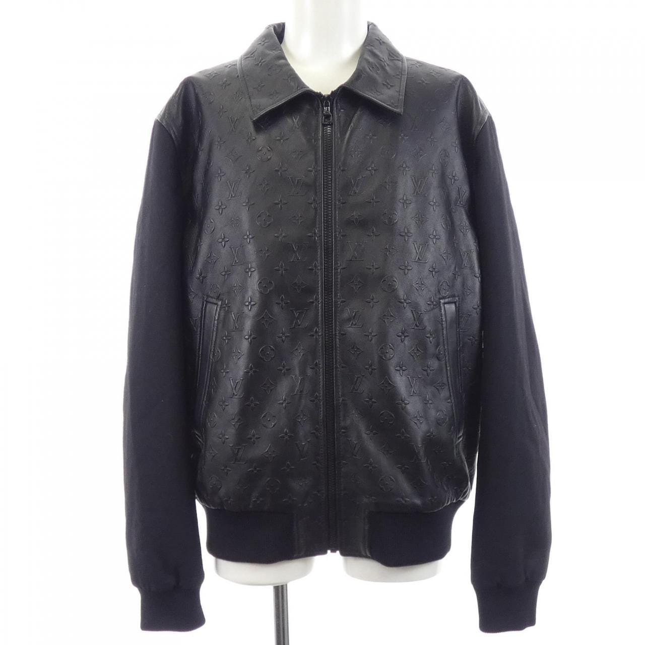 ルイヴィトン LOUIS VUITTON LVSEデボスモノグラムミックスレザーブルゾン HML40EZDA レザージャケット