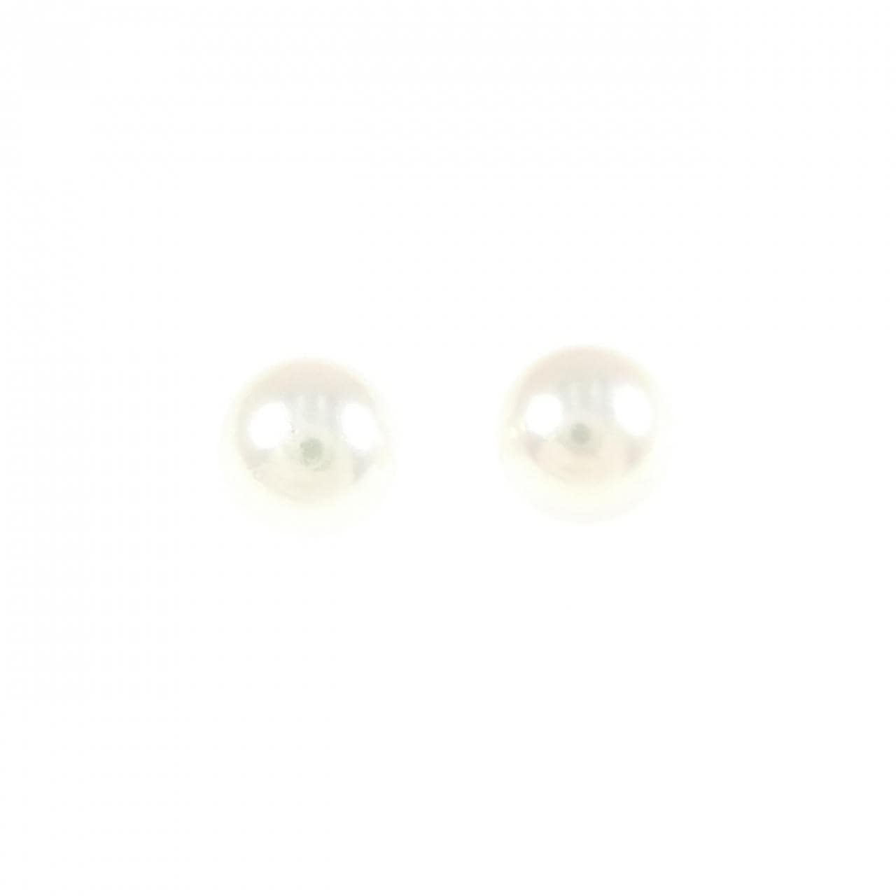 K18YG アコヤパール ピアス 7.8mm