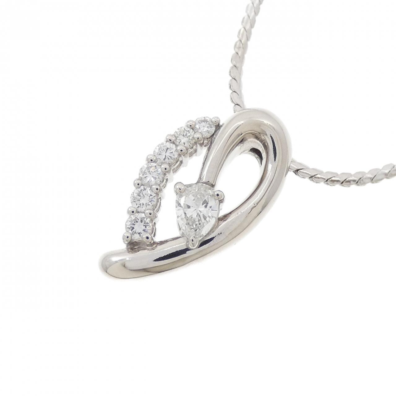 PT900/PT850 ダイヤモンド ネックレス 0.32CT