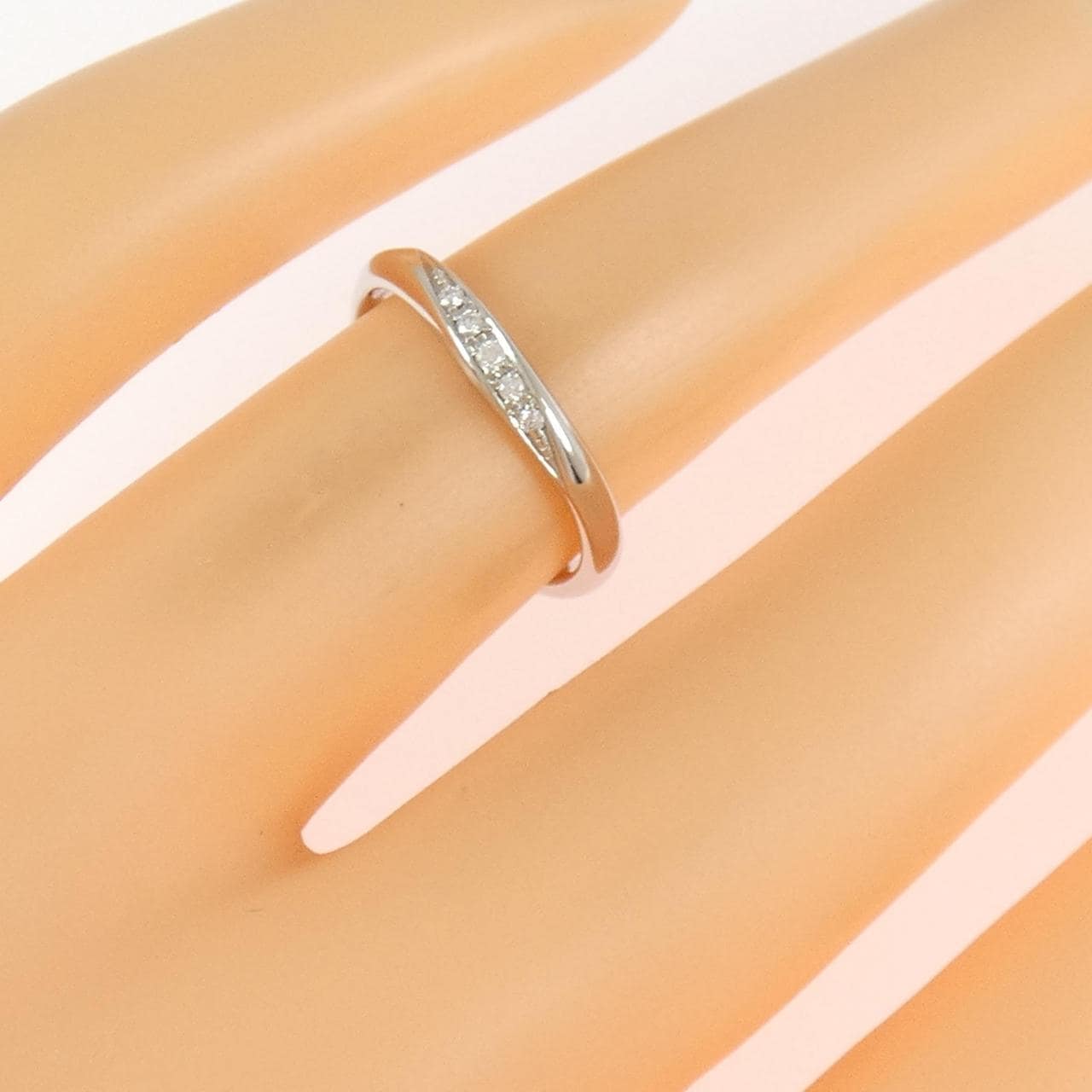 PT950 ダイヤモンド リング 0.025CT