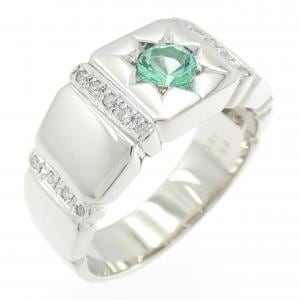 PT900 エメラルド リング 0.31CT
