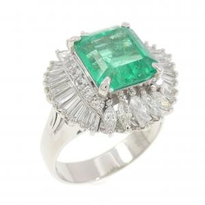 PT900 エメラルド リング 3.21CT